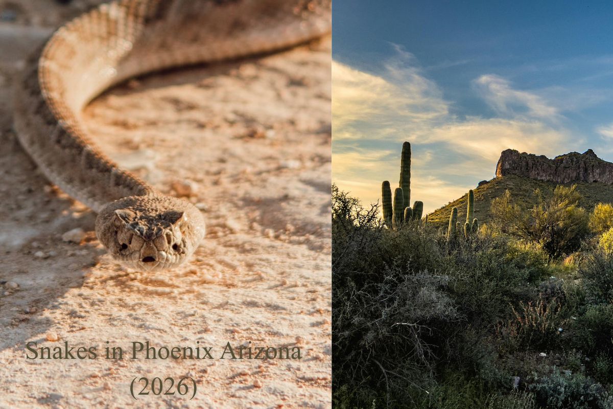 Rattlesnake in phoenix arizona desert