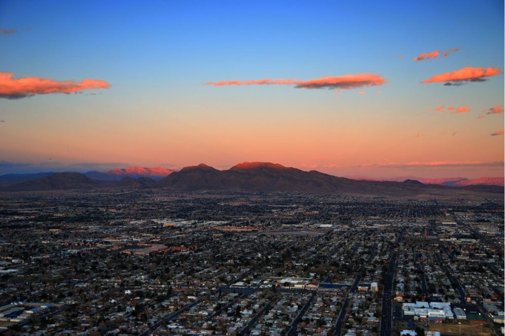 Snakes in Glendale Arizona sunset
