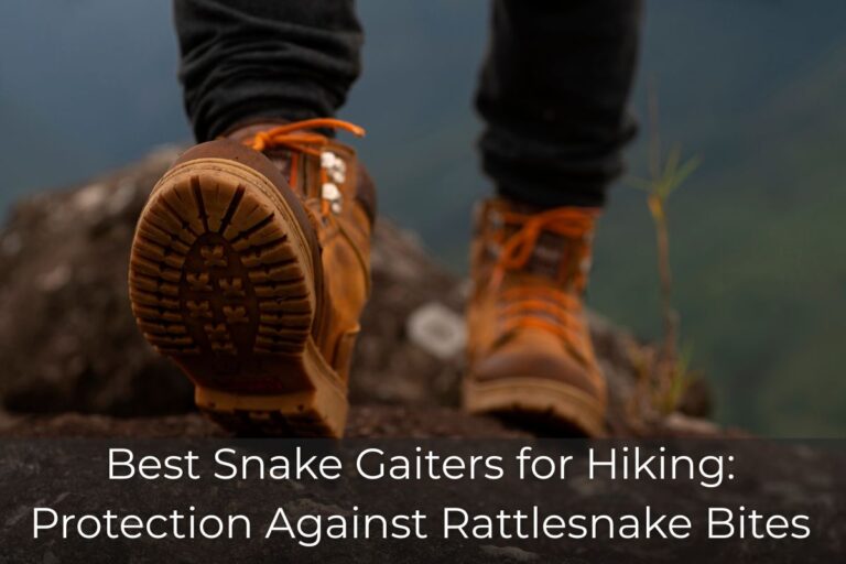 Best snake gaiters for hiking in rattlesnake country